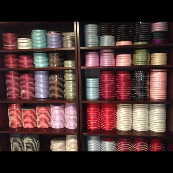 5 x 100 yards Soft Satin Ribbon x 5/8” wide - Picture 4 of 8